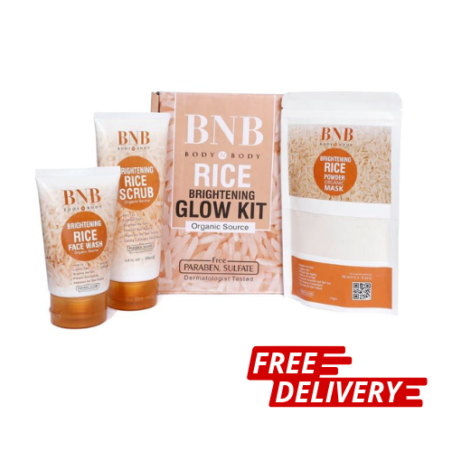 3 IN 1 BNB Rice Extract Bright & Glow Kit